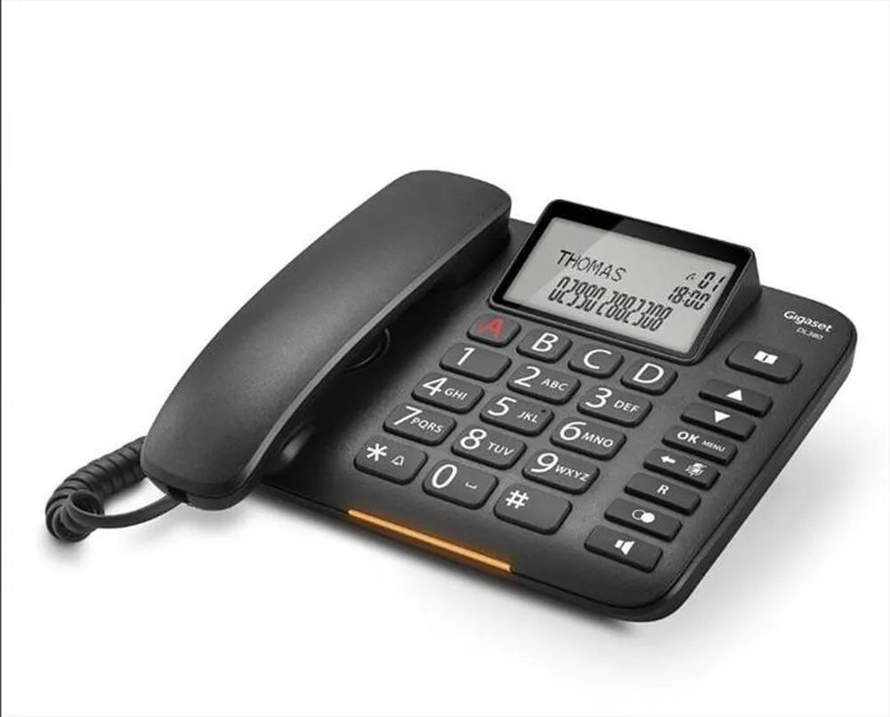 GIGASET - Telefono DL380BLACK-Nero