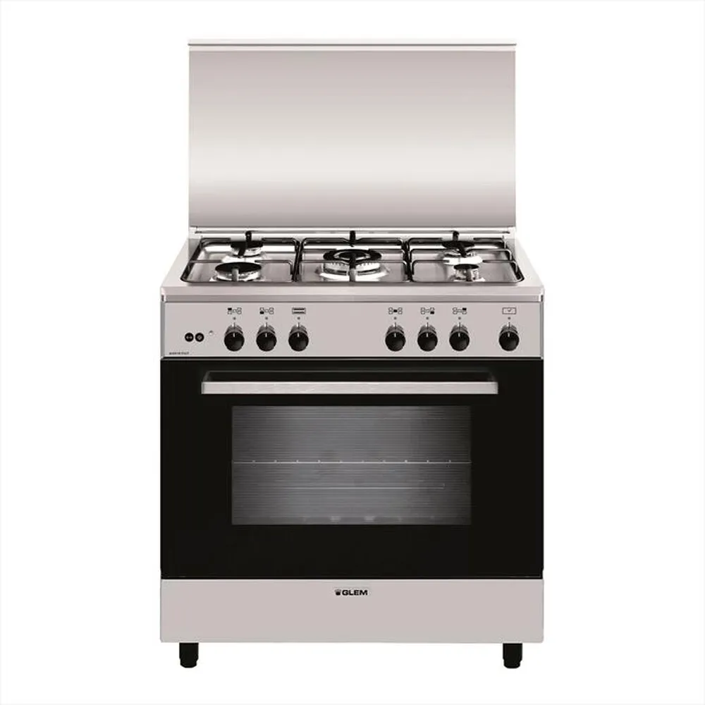 GLEM GAS - Cucina a gas A855GI Classe A-Inox