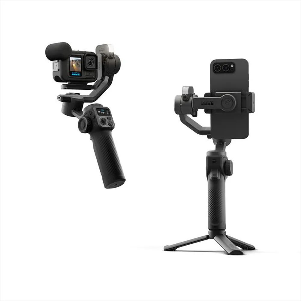 GoPro - Gimbal a 3 assi per smartphone, GoPro FLUID PRO AI-Nero