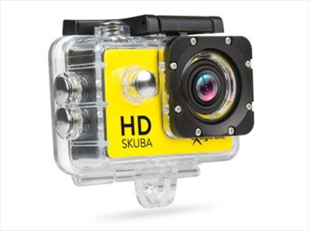 HAMLET - Action Cam HD SKUBA con Custodia Impermeabile-giallo/nero