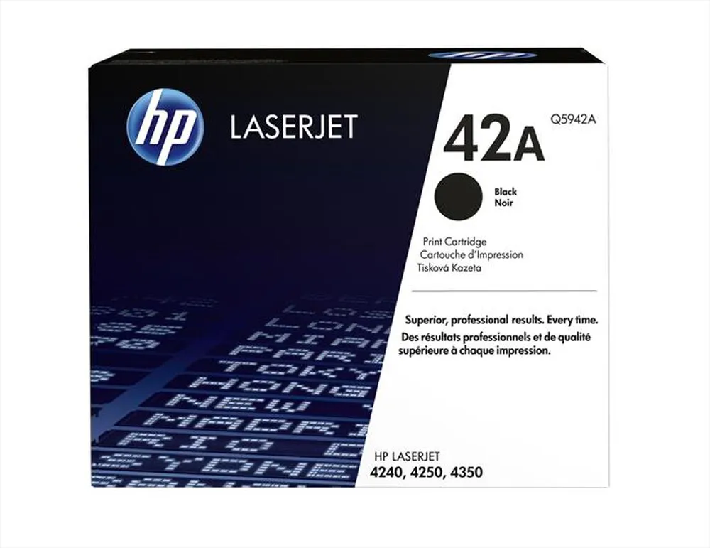 HP - 42A TONER ORIGINALE-Nero