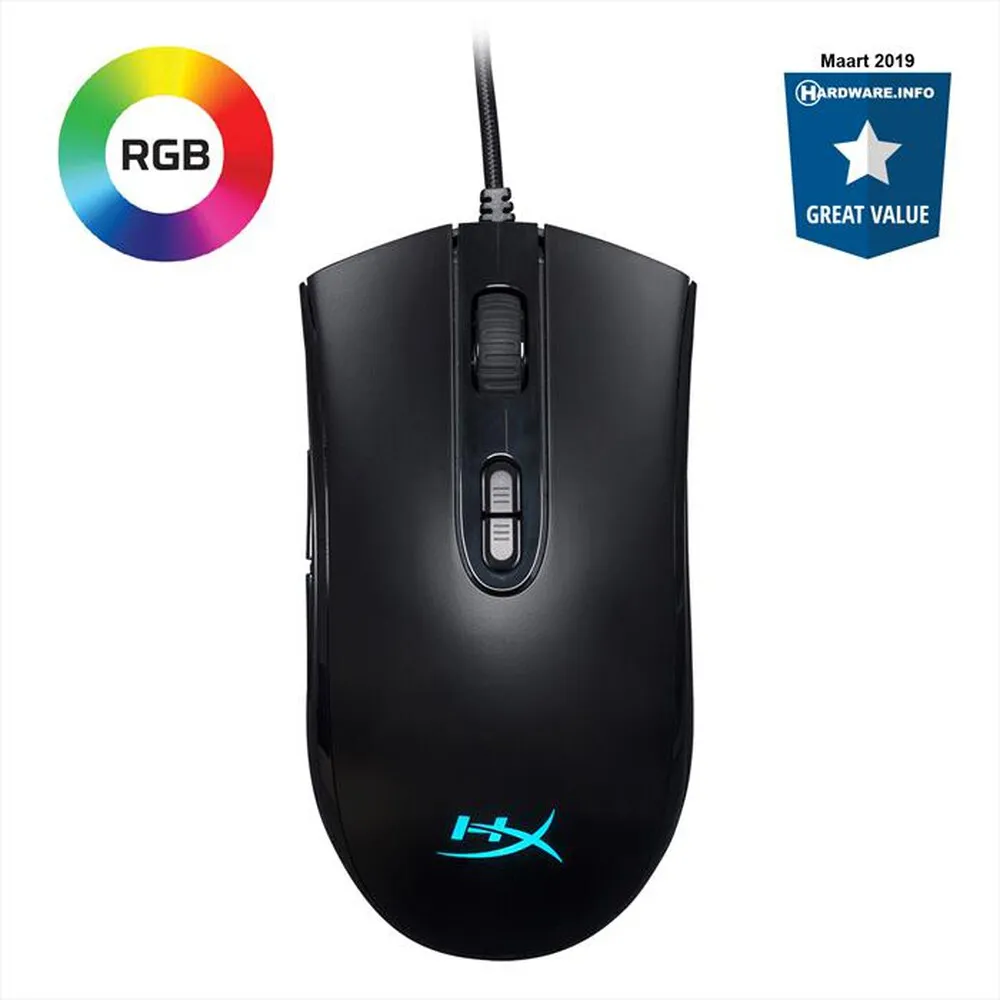 HYPERX - Mouse gaming PULSEFIRE CORE-Nero