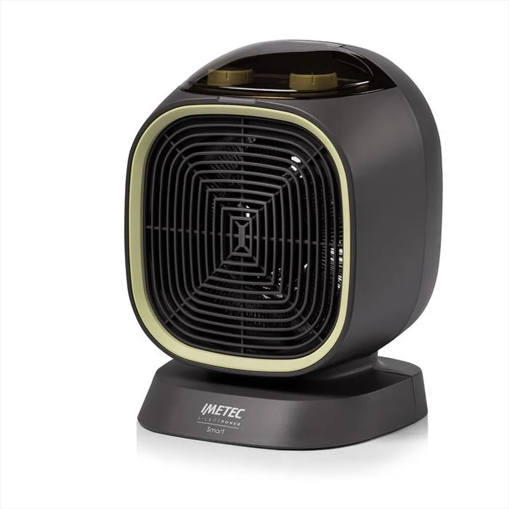 IMETEC - Termoventilatore SILENT POWER SMART-Grigio/Verde