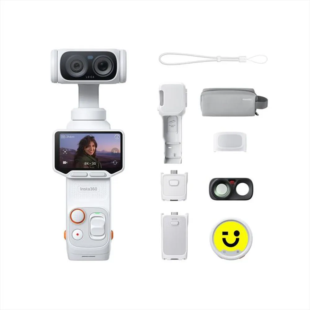 INSTA360 - Action cam LUNA ULTRA CREATOR BUNDLE-Bianco