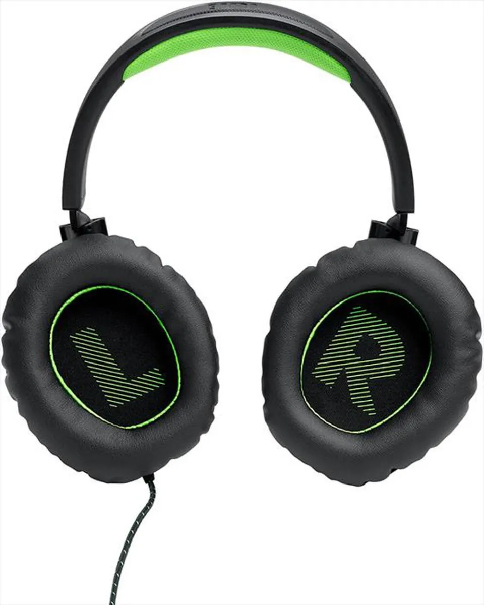 JBL - Cuffie a padiglione chiuso QUANTUM 100X-nero e verde