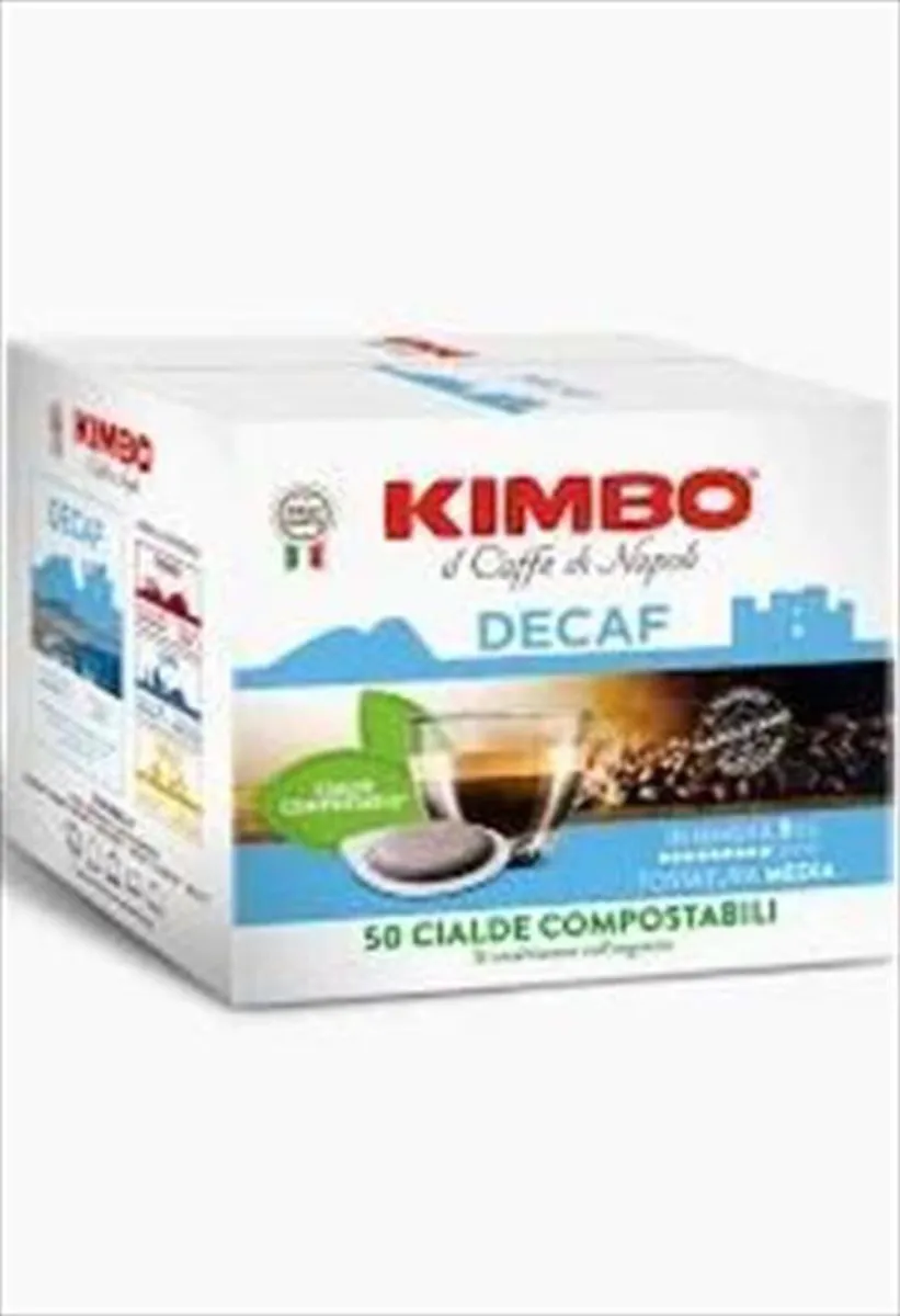 KIMBO - 014300 CIALDA COMPOSTABILE 50PZ. DECAFFEINATO-Multicolore