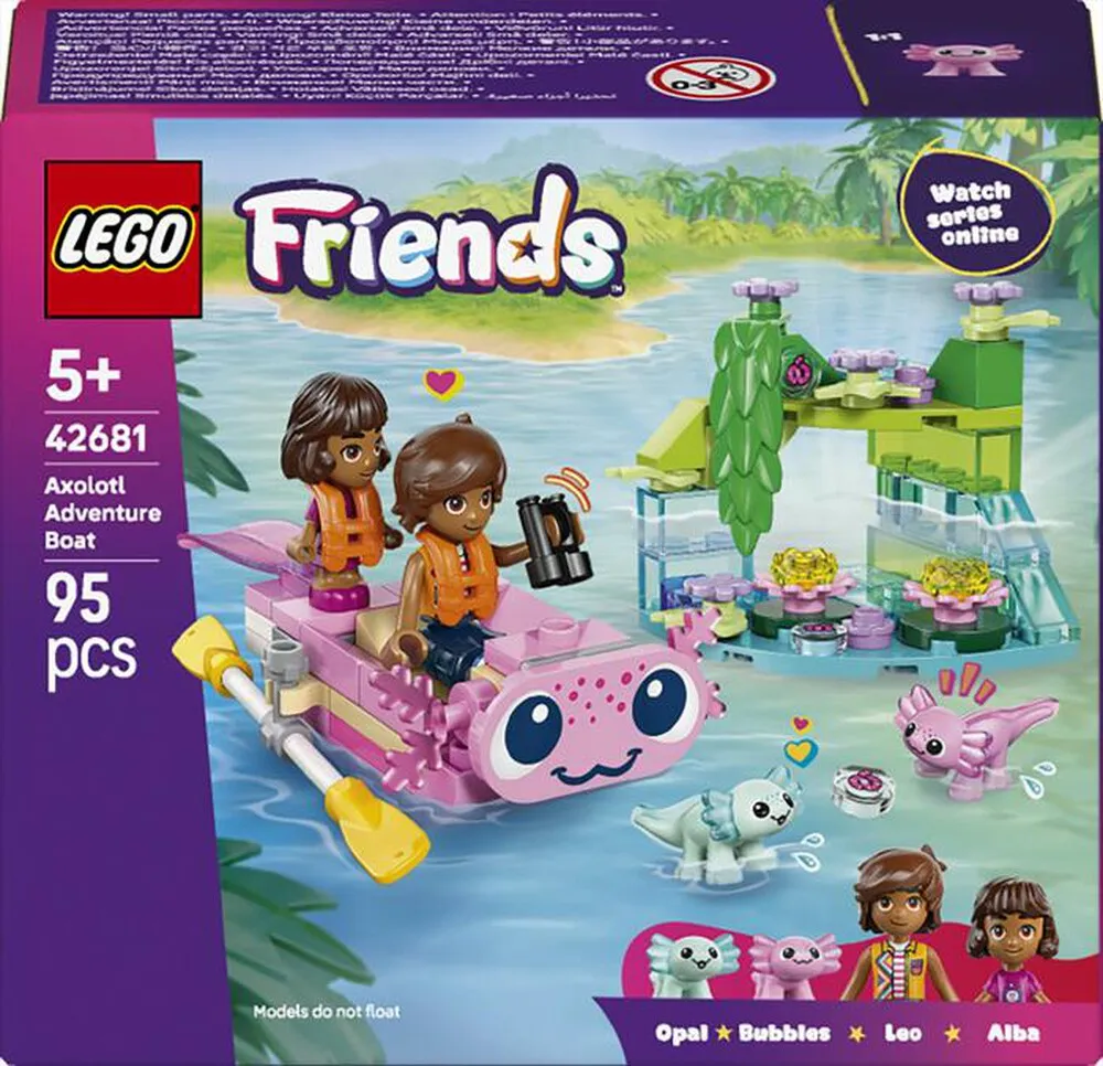 LEGO - FRIENDS Barca d’avventura Axolotl - 42681