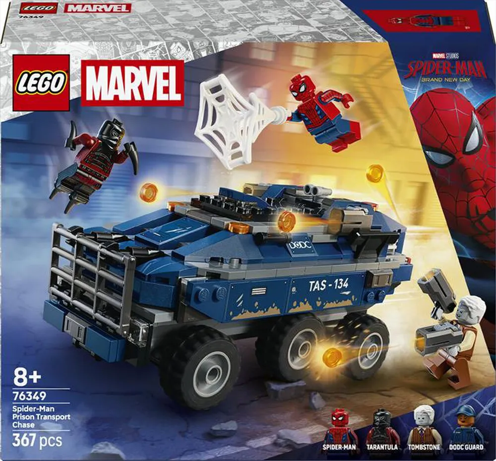 LEGO - MARVEL SpiderMan: Inseguimento trasportatore-76349
