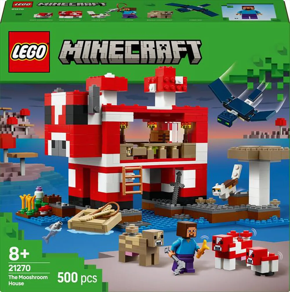 LEGO - MINECRAFT La casa del Mooshroom 21270