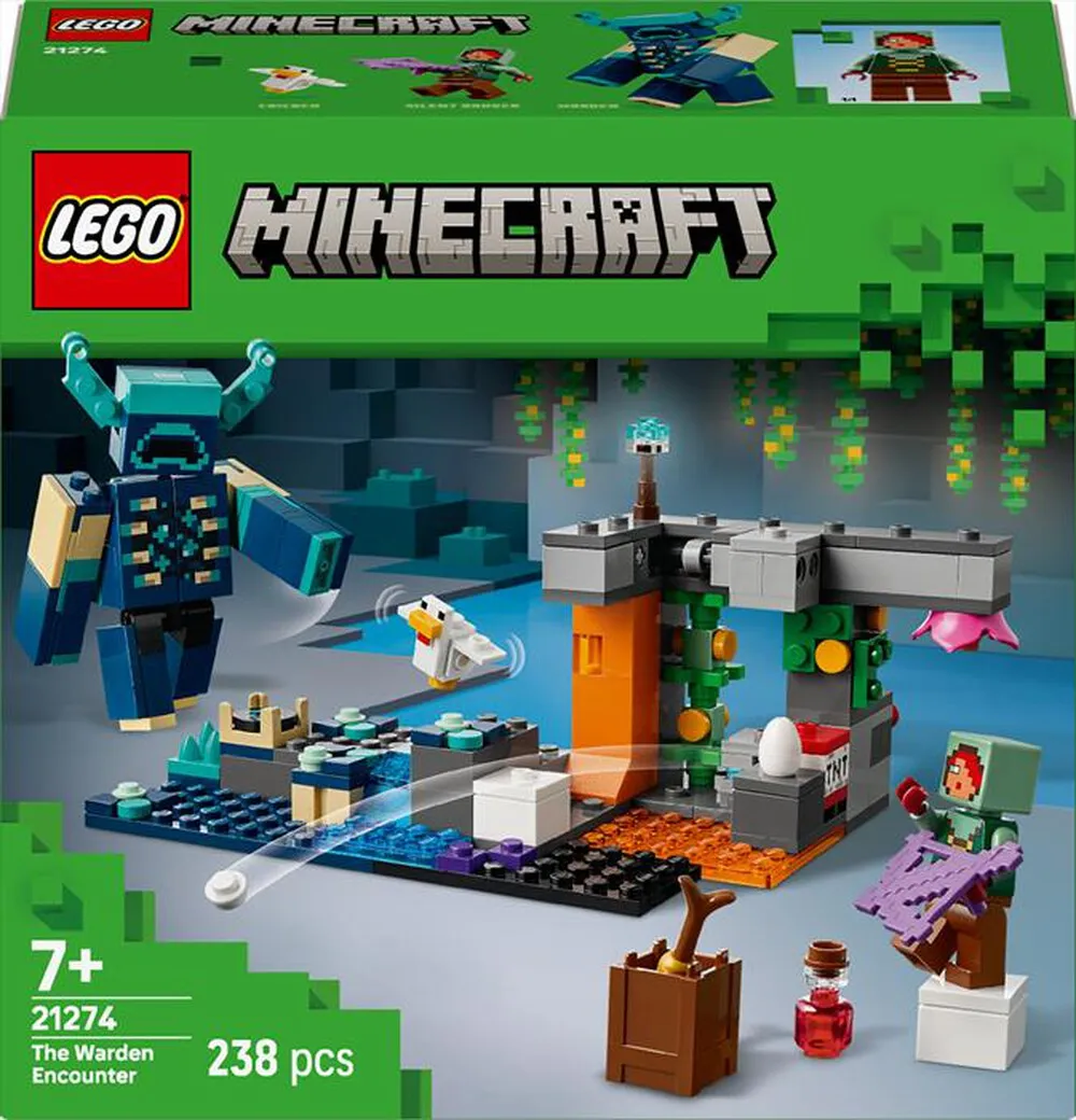 LEGO - MINECRAFT L’incontro con il Sorvegliante 21274