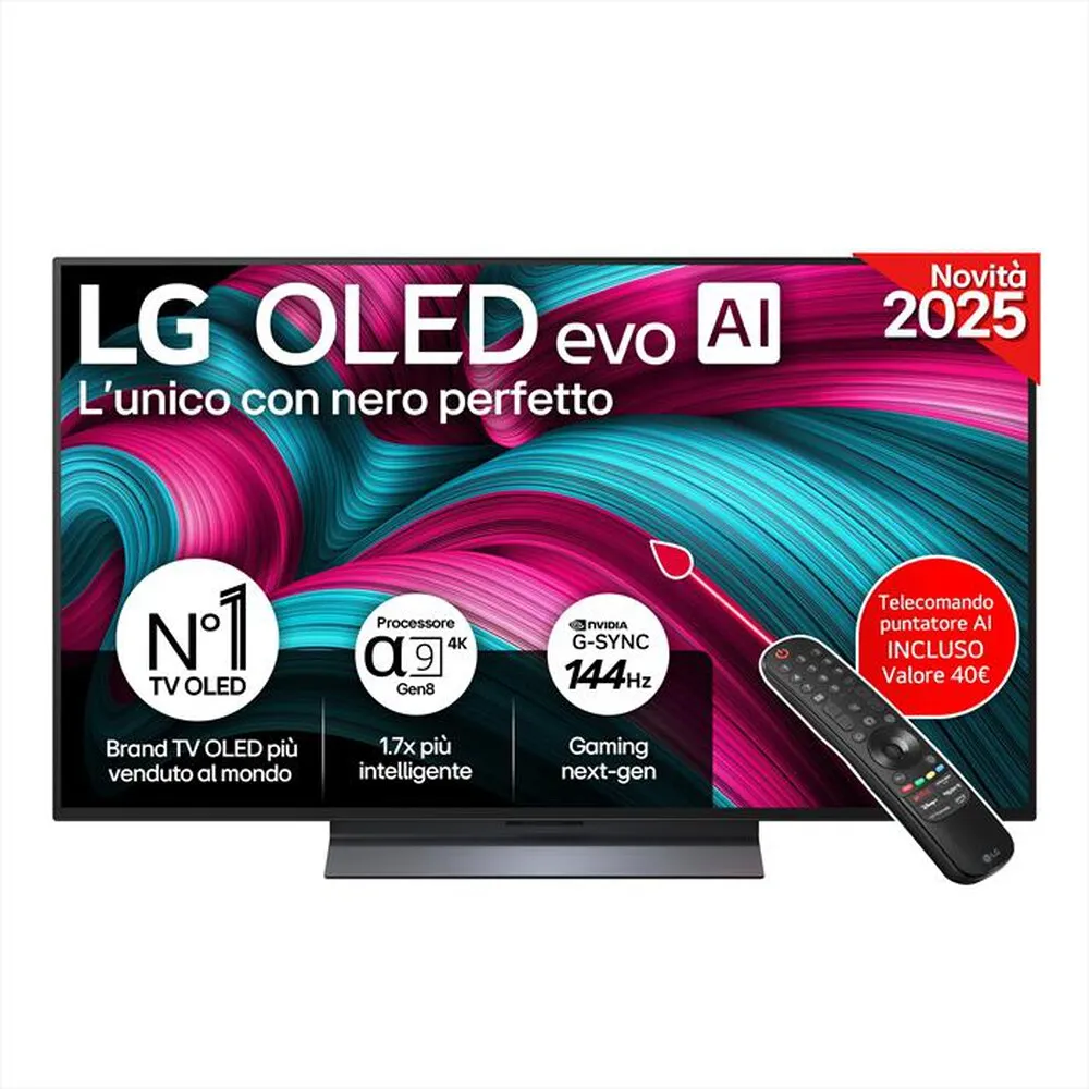 LG - Smart TV OLED UHD 4K 48" OLED48C55LA-Black