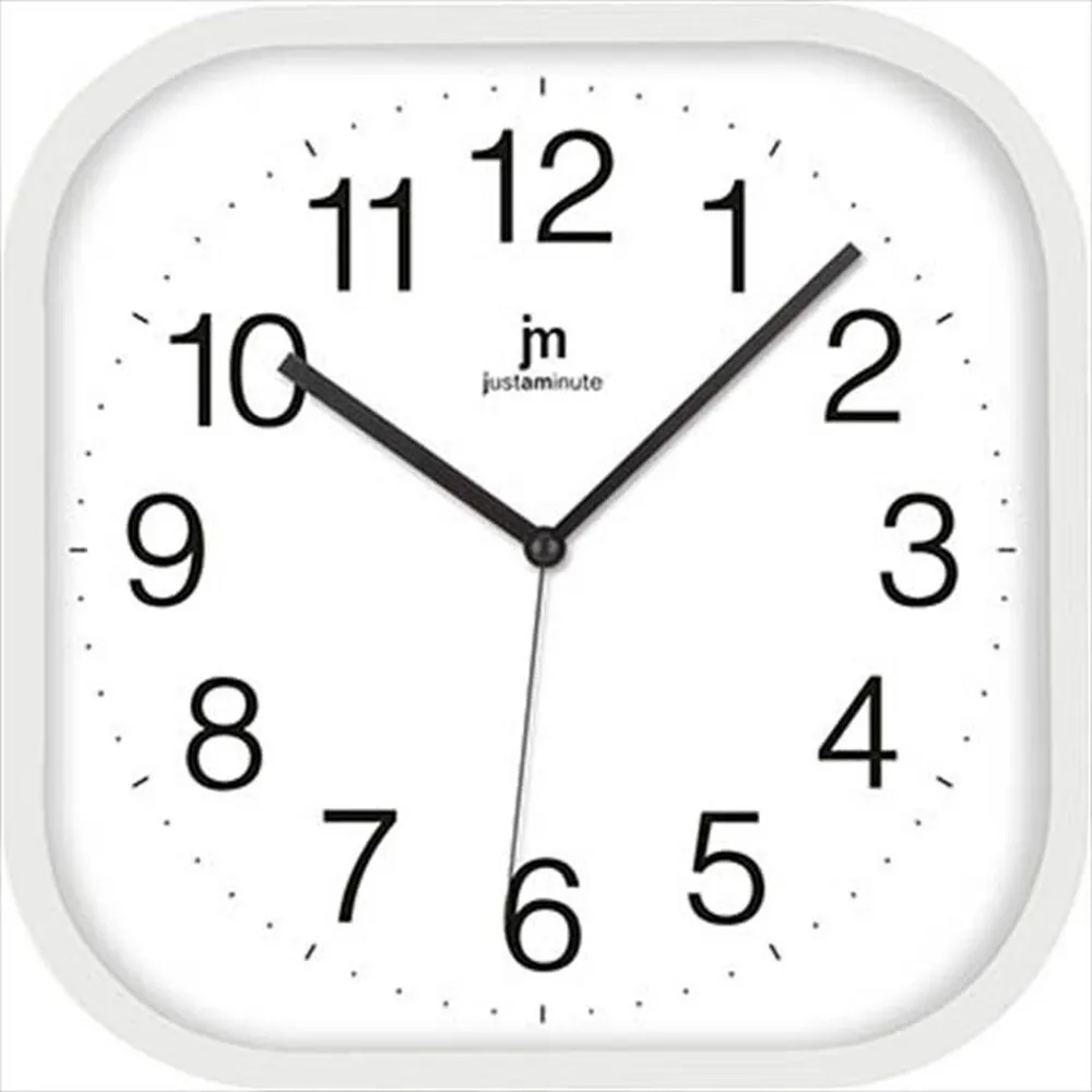 LOWELL - Orologio da parete ABS 00893B-BIANCO