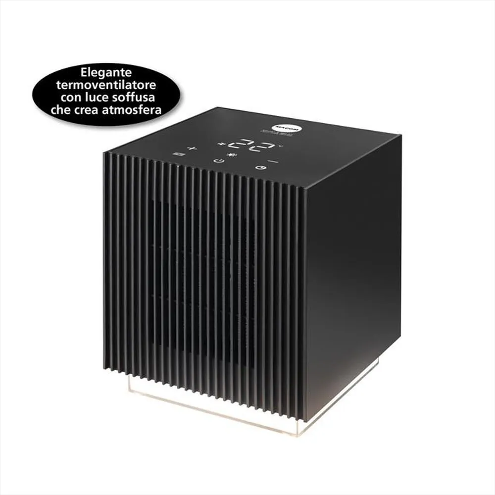 MACOM - Termoventilatore LIGHT CUBE HEATER-Nero