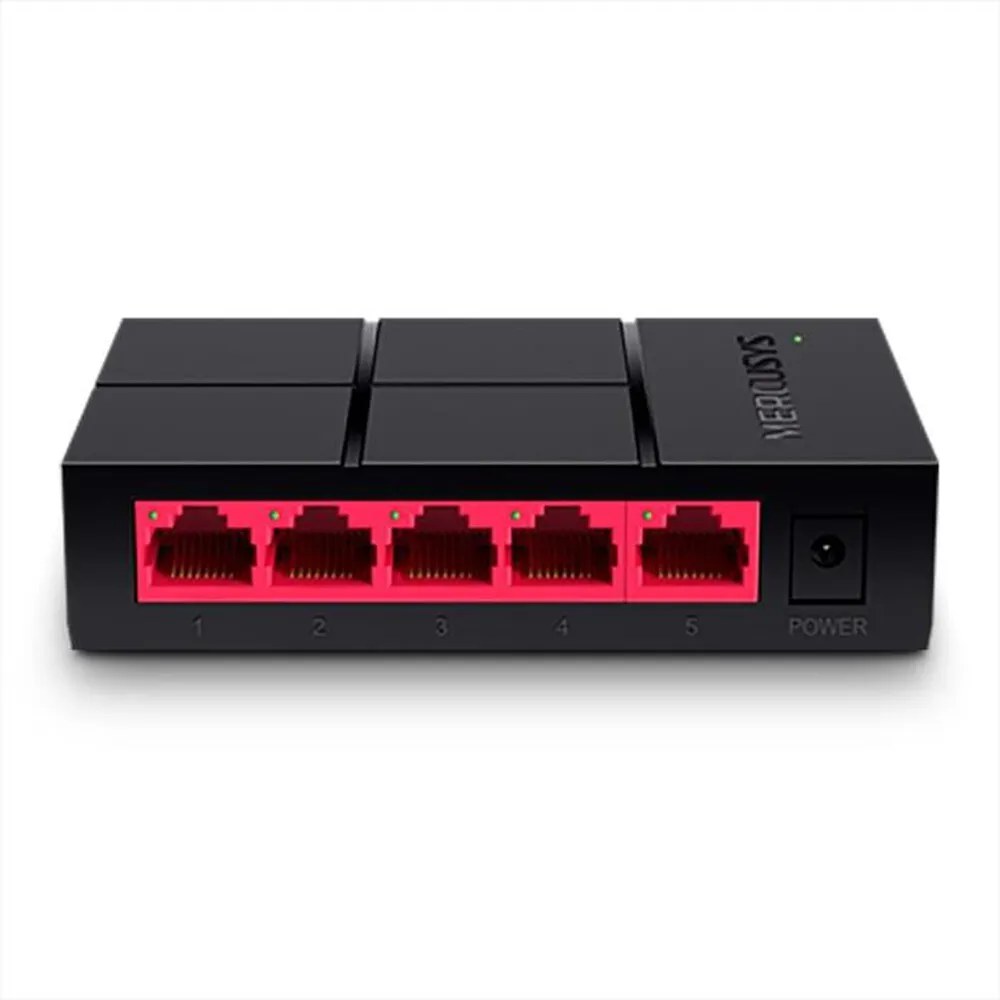 MERCUSYS - 5-PORT 10/100/1,000 MBPS DESKTOP SWITCH-nero
