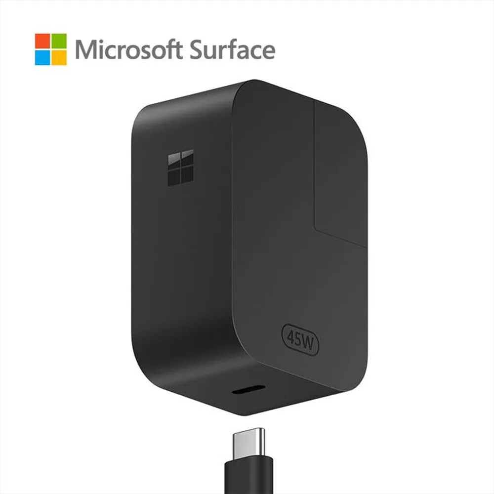 MICROSOFT - NEW ALIMENTATORE - 45W USB-C-Nero