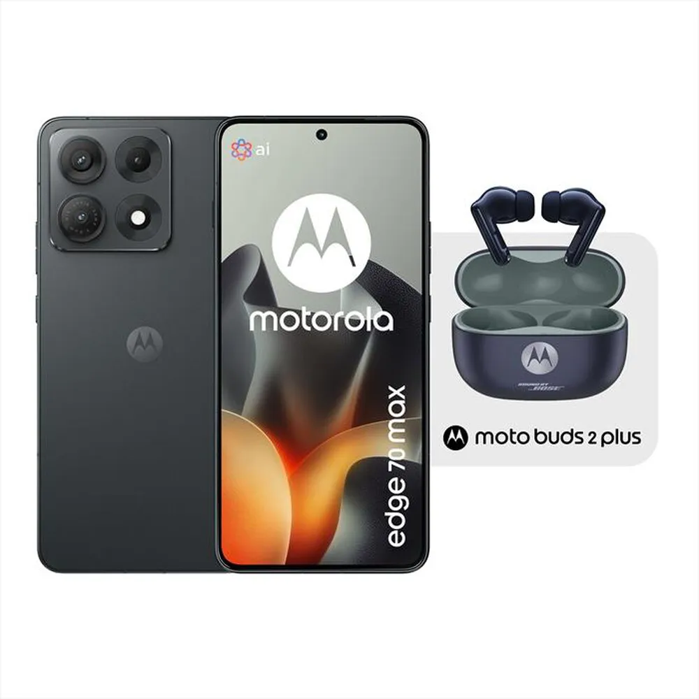 MOTOROLA - PACK 2X1 EDGE 70 MAX 8/256+MOTO BUDS 2 PLUS-PANTONE Dark Shadow