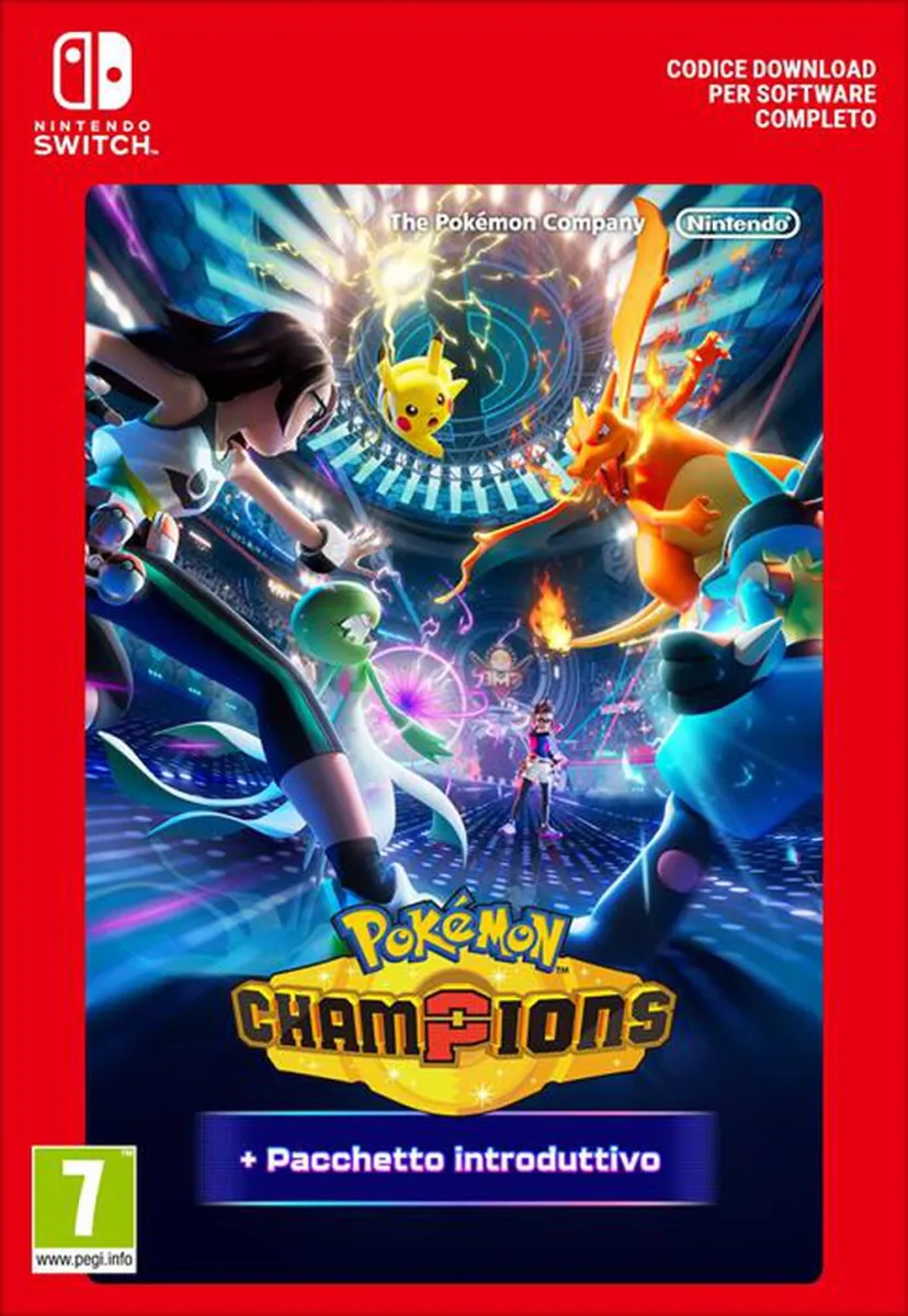 NINTENDO - POKÉMON CHAMPIONS + PACCH. INTR. – CODICE DOWNLOAD