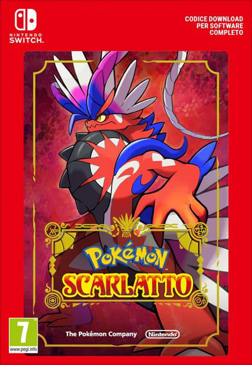 NINTENDO - POKÉMON SCARLATTO - CODICE DOWNLOAD
