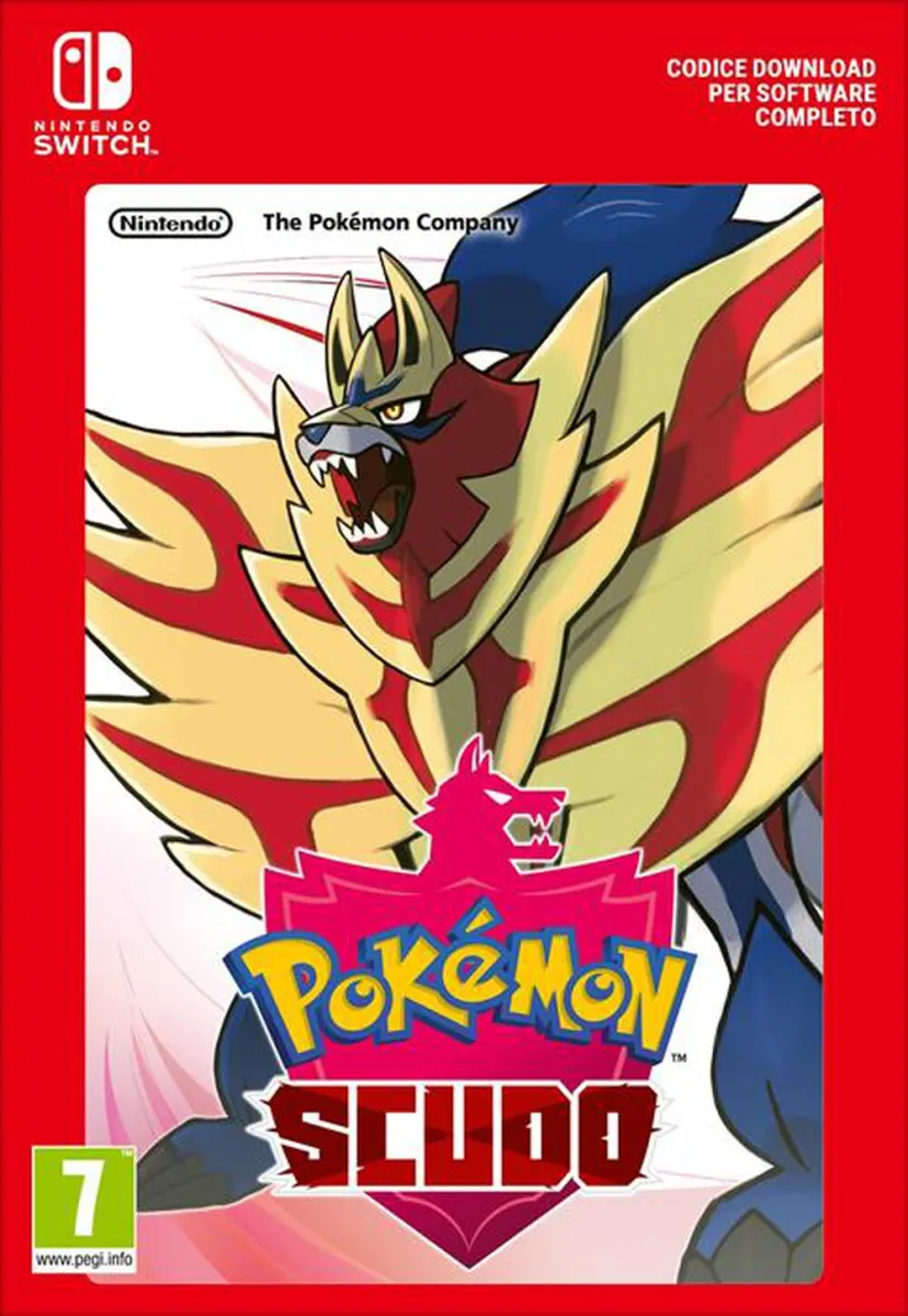 NINTENDO - POKÉMON SCUDO - CODICE DOWNLOAD