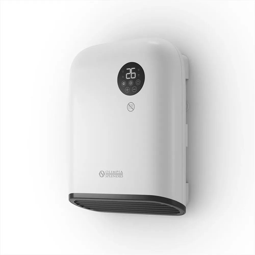 OLIMPIA SPLENDID - Termoventilatore CALDO DUO-Bianco e nero