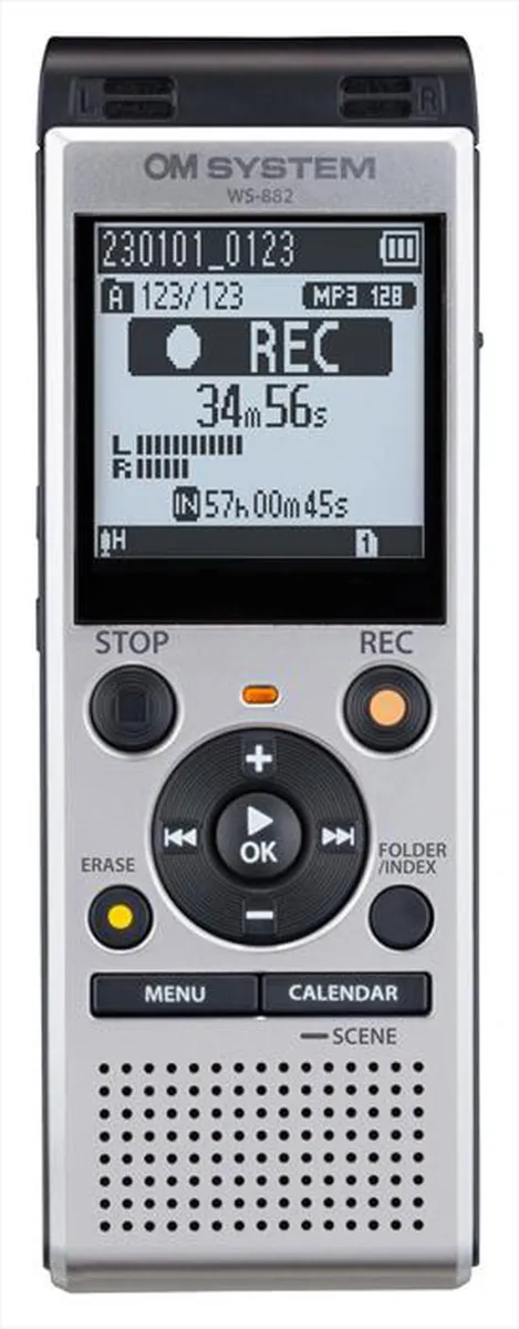 OLYMPUS - Registratore portatile WS-882-Grigio