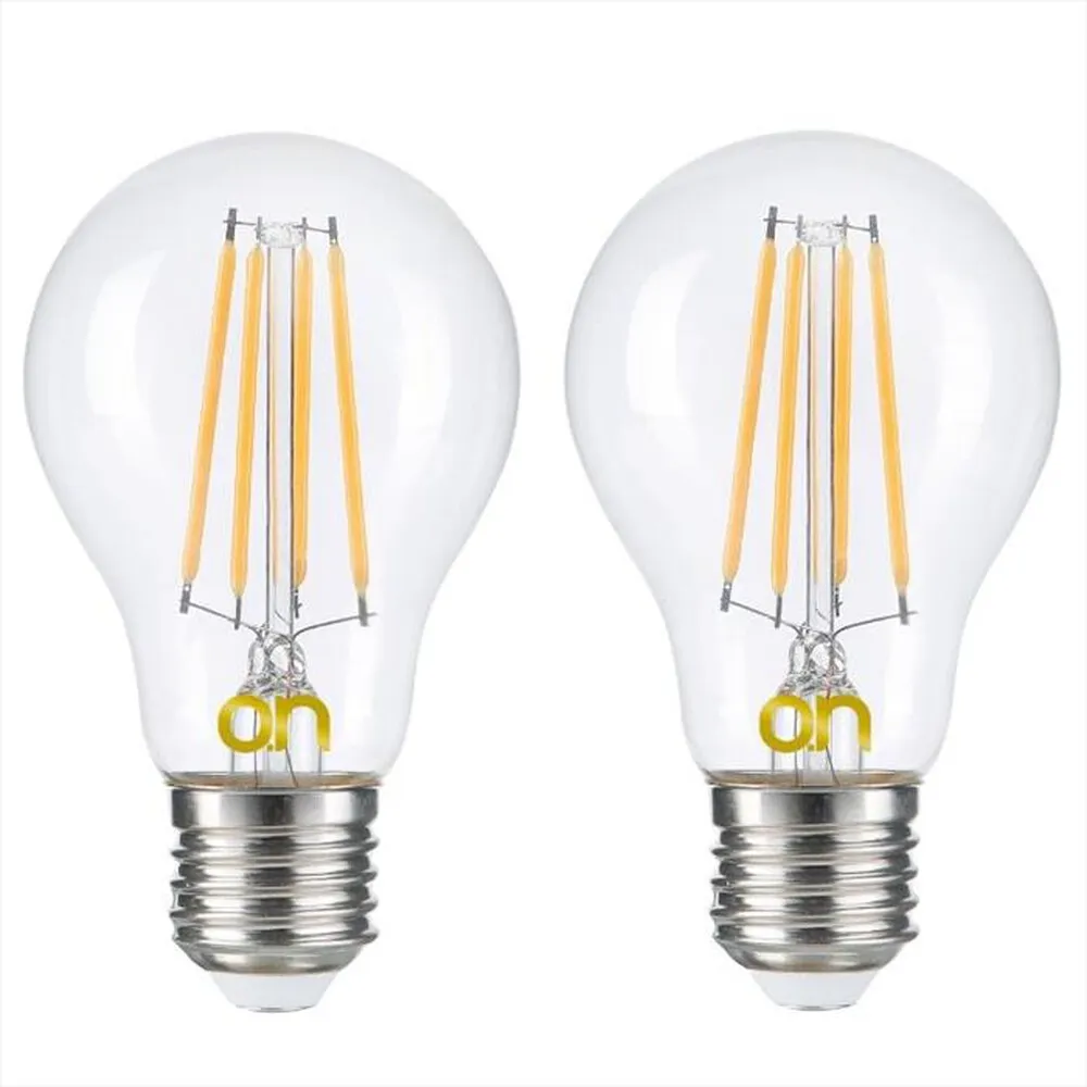 ONLIGHT - HEYBULB - KIT 2 LAMPADINE SMART WI-FI LED FILAMENT-Trasparenti