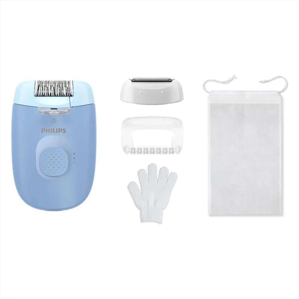 PHILIPS - Epilatore SERIE 4000 BRE247/00-azzurro
