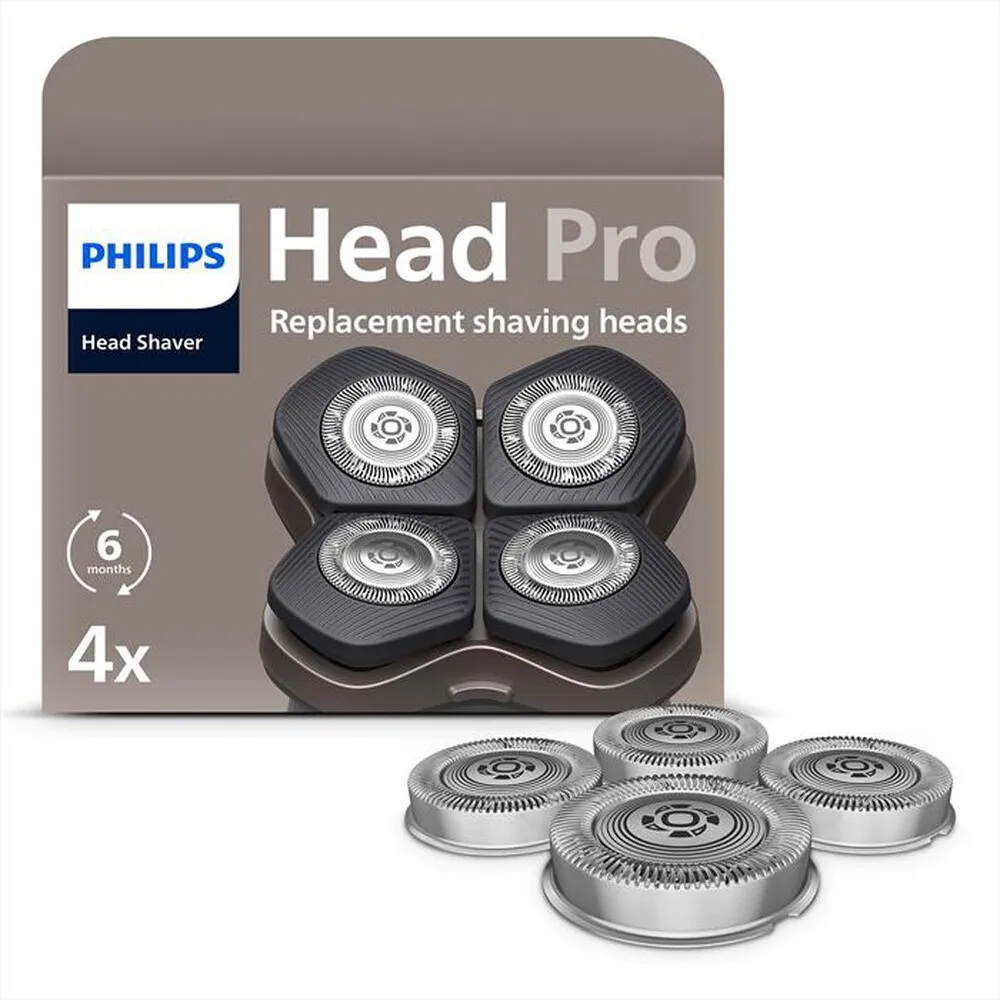 PHILIPS - TESTINE DI RICAMBIO HEAD SHAVER PRO HS740/15-Argento