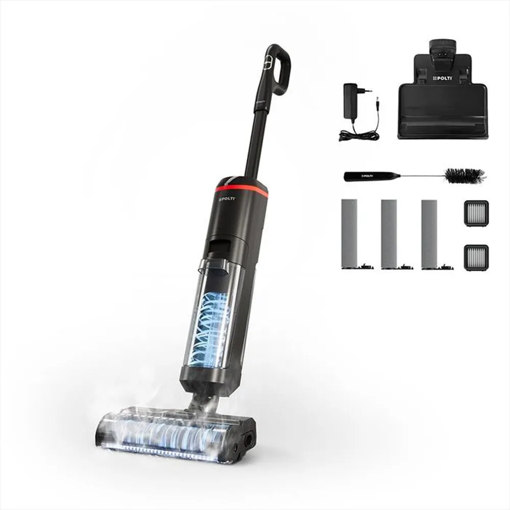 POLTI - Lavapavimenti ROLLYSTEAM WD40C-Nero