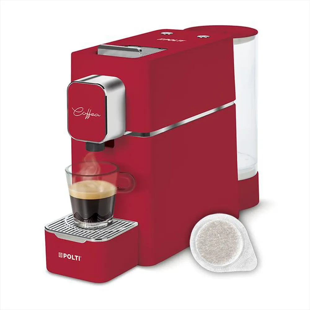POLTI - Macchina da caffé a cialde ESE 44m COFFEA S15R-Rosso