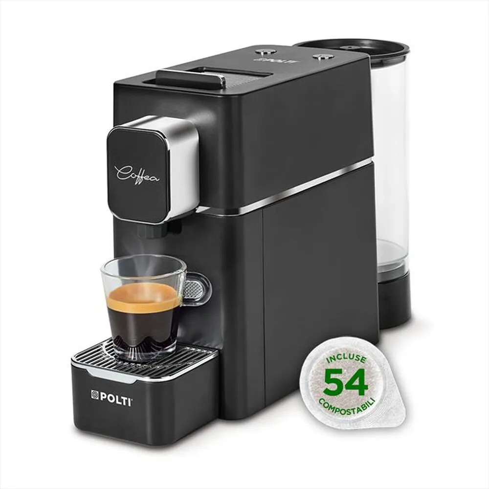 POLTI - Macchina da caffé cialde ESE COFFEA S15B+54 cialde-Nero