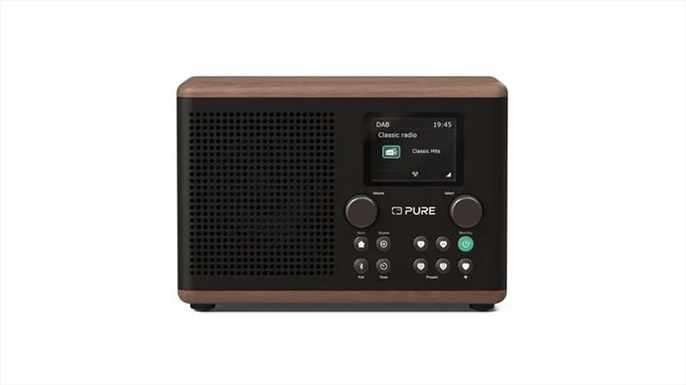PURE - Radio portatile 252983-Nero/Noce