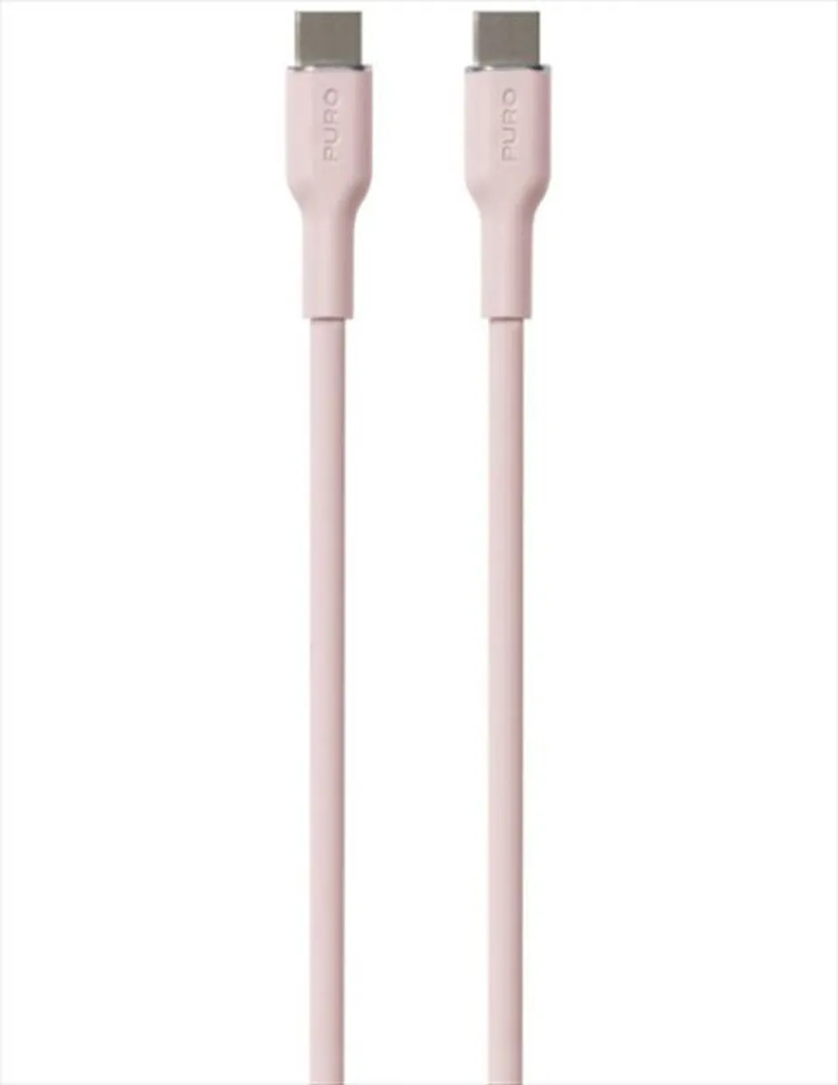 PURO - Cavo USB PUUSBCUSBCICONROSE-Dusty Pink