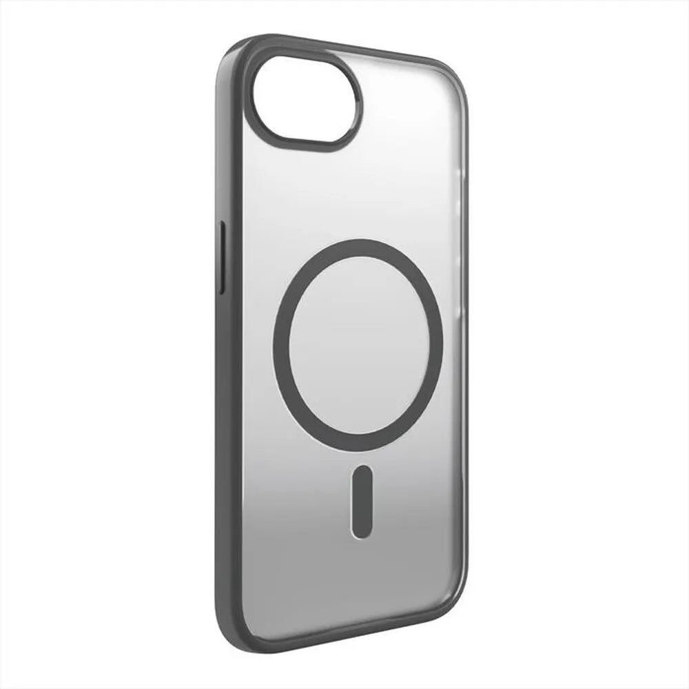 PURO - Cover in TPU+PC "GRADIENT" Magsafe per iPhone 16e-Nero