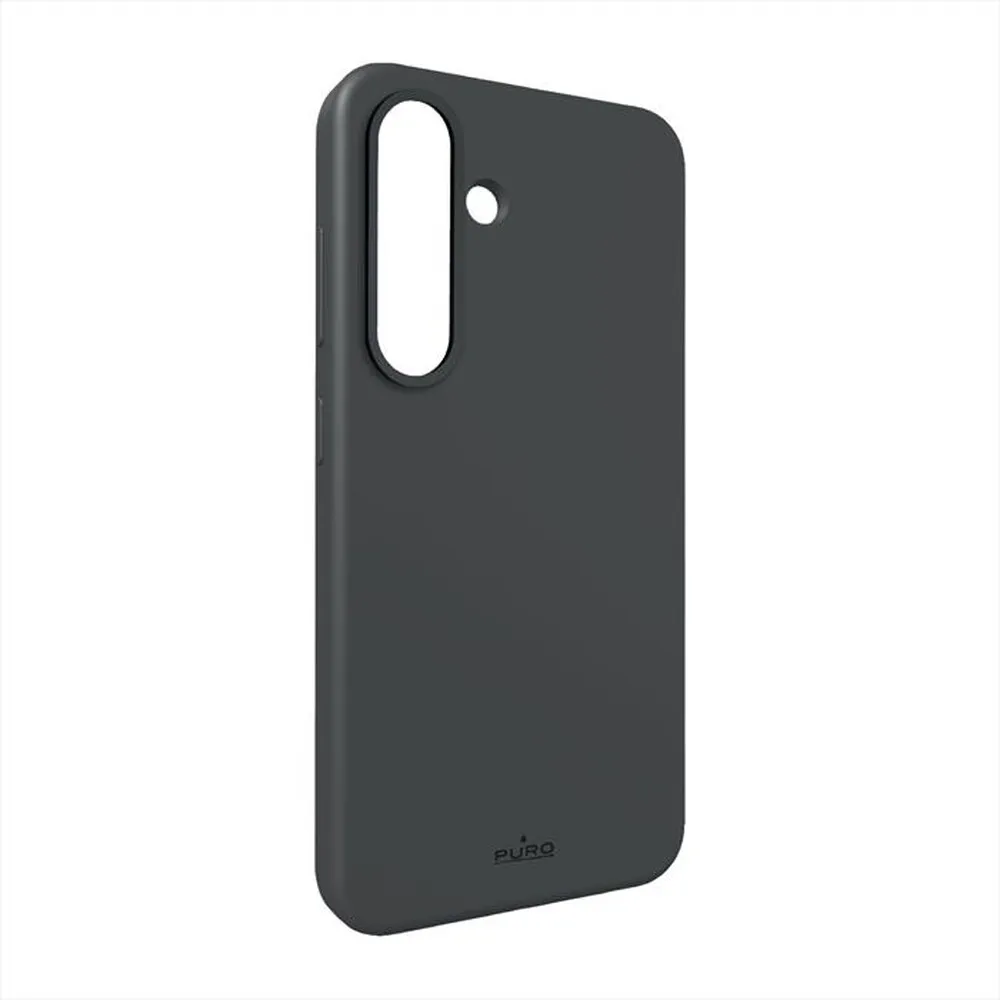 PURO - Cover silicone liquido ICON MAG per Samsung S26+-Nero