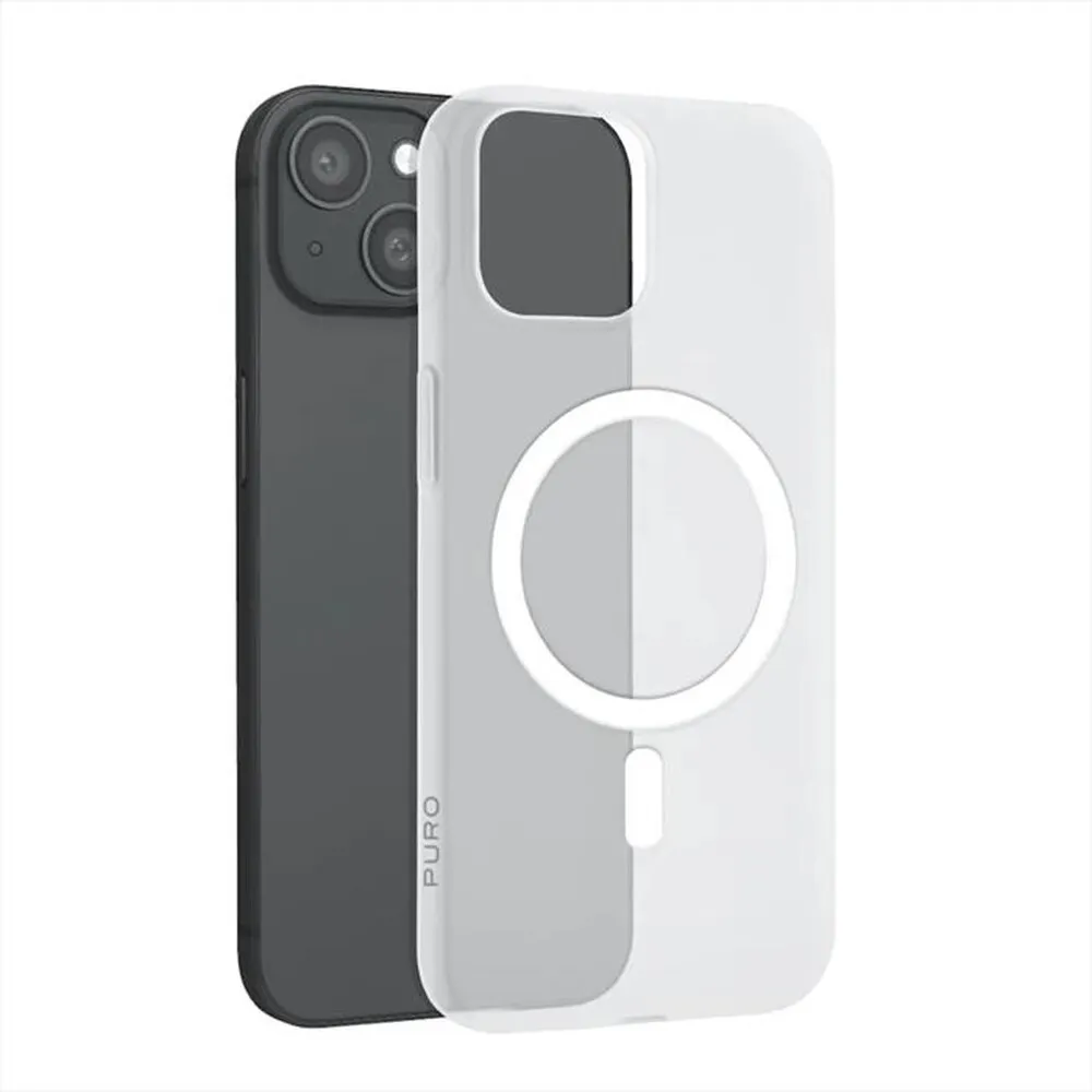 PURO - Custodia PUIPC156703MAGTR per iPhone 15 Plus-Trasparente