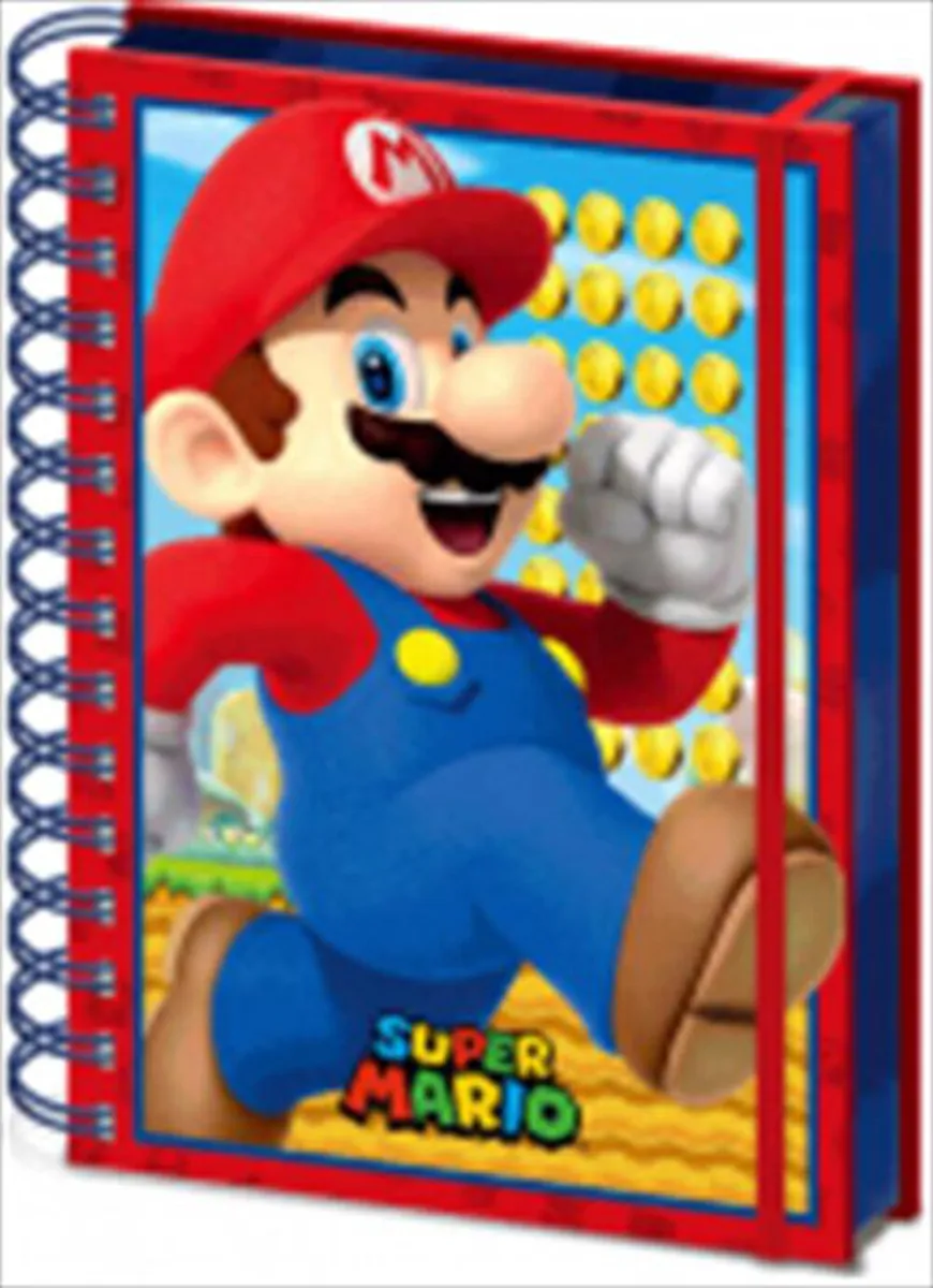 PYRAMID - Agenda A5 3D Super Mario SR72626-n.d.