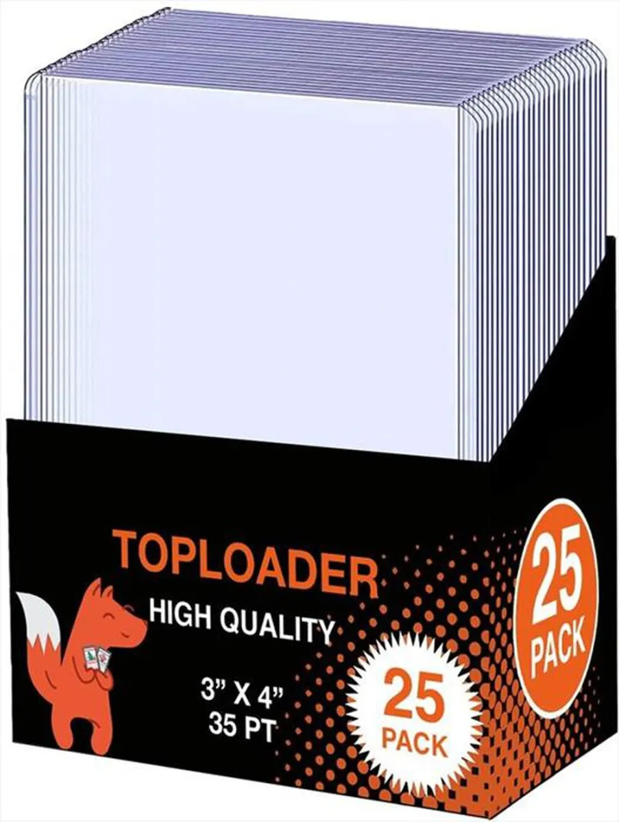 QUBICK - TOPLOADER STANDARD (TRASPARENTE, 7,6 X 10,2 CM, 25-Trasparente