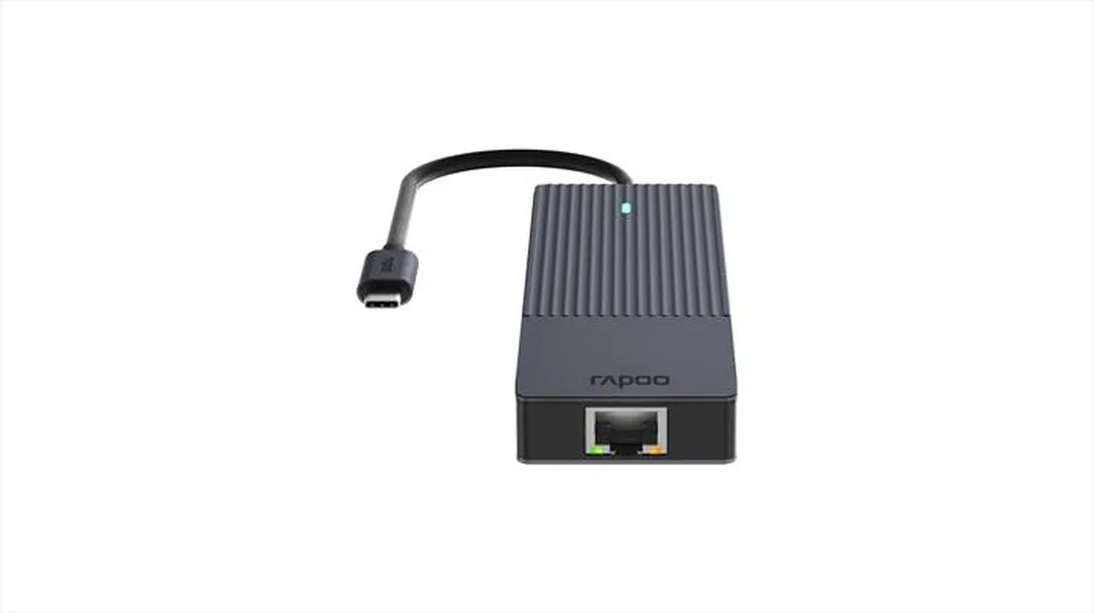 RAPOO - Multiport Adapter UCM-2002-Space Grey/Grigio Metallizzato