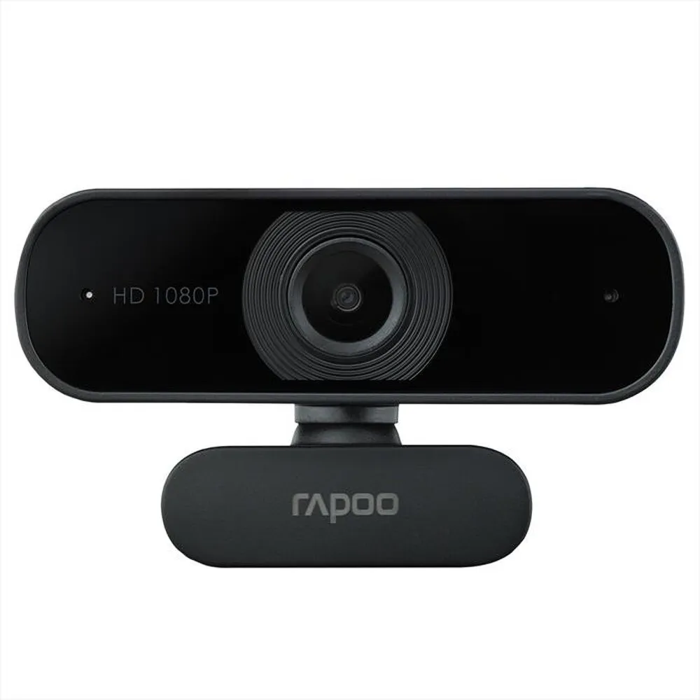 RAPOO - Webcam Full HD XW180-Black - Nero