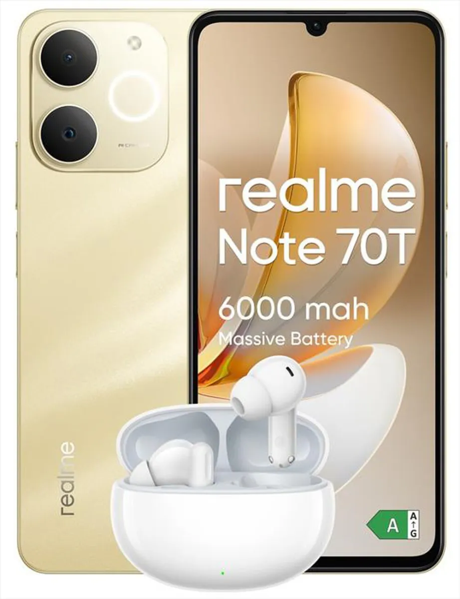 REALME - Smartphone NOTE 70T SPECIAL EDITION 4/128GB-BEACH GOLD