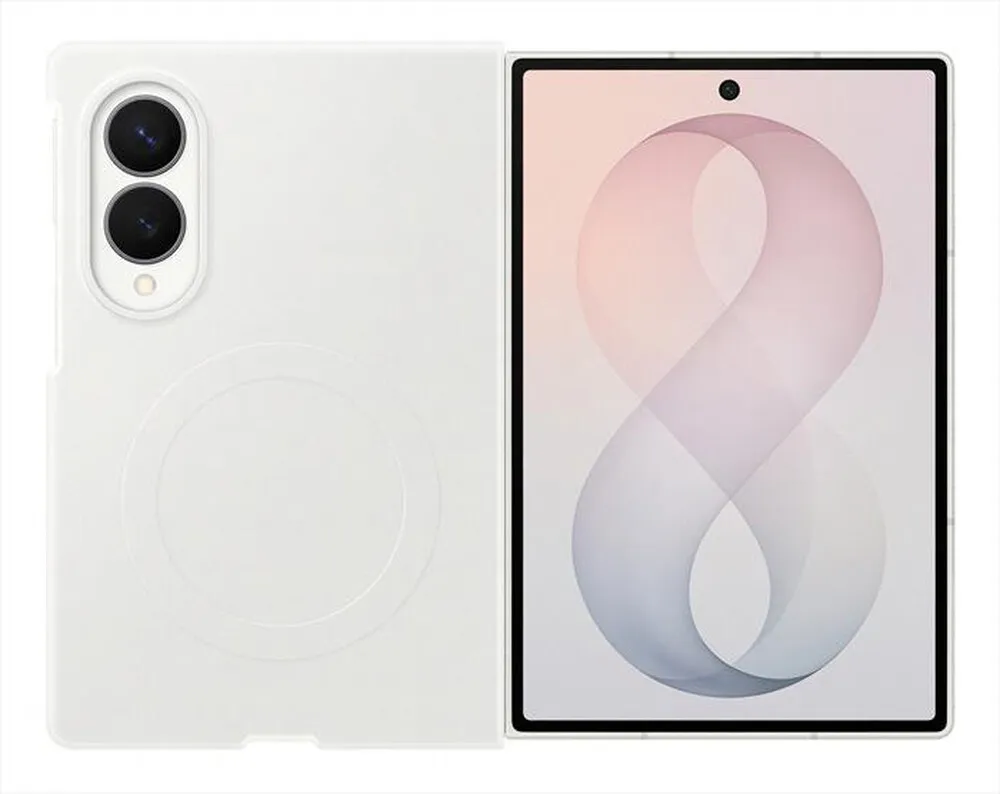SAMSUNG - Custodia Silicone Magnet per Galaxy Galaxy Z Fold8-White