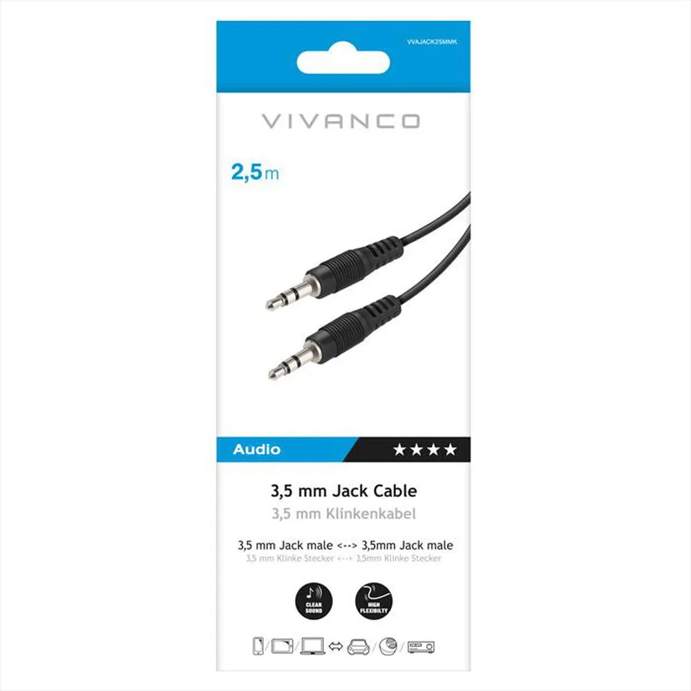 SBS - Audio Connection 2.5m-Nero