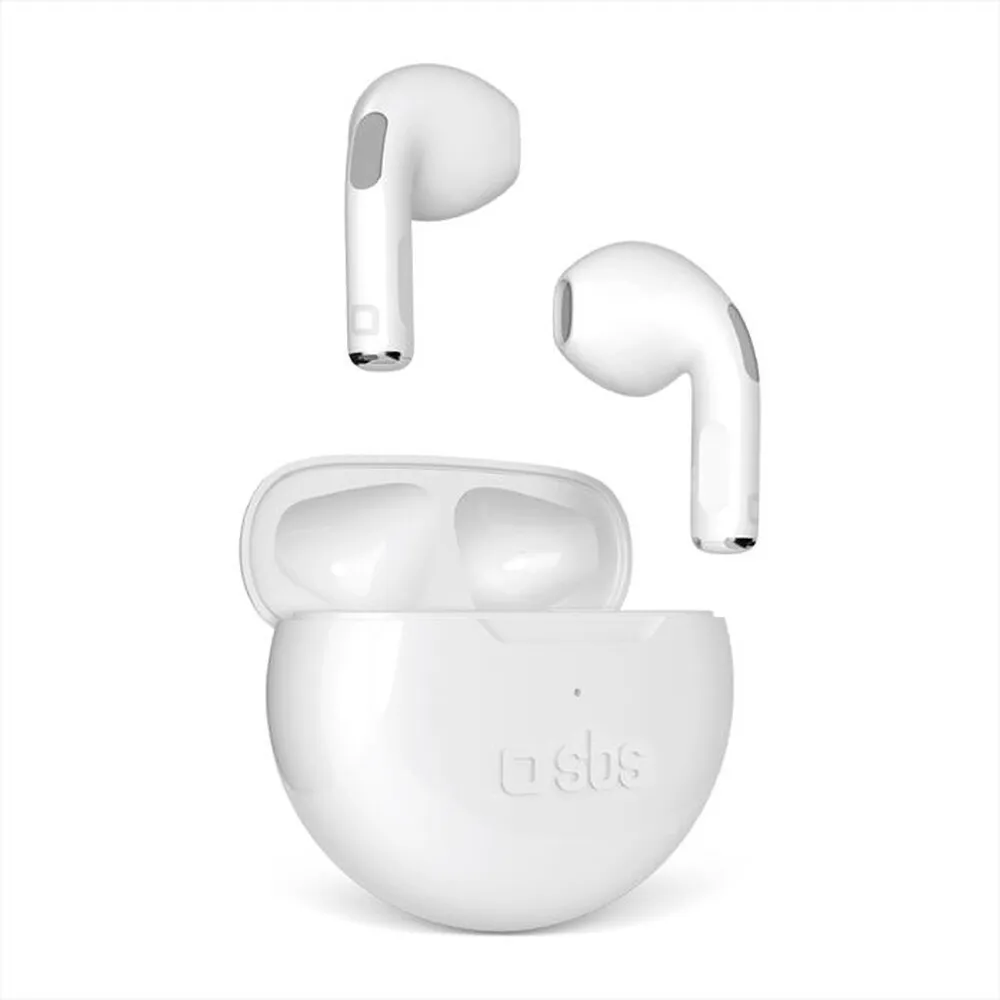 SBS - Auricolare Wireless TWS-bianco