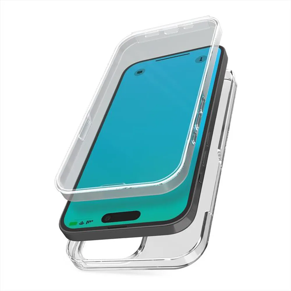 SBS - Cover 360 iPhone 15 Pro Max-Trasparente