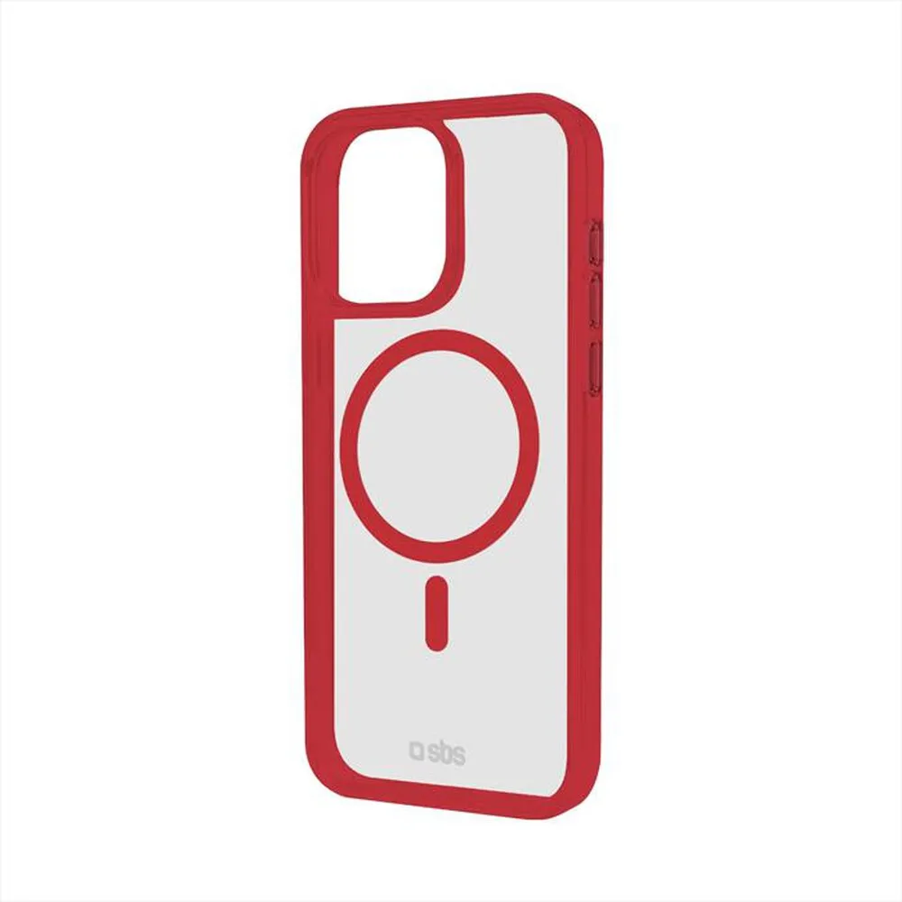SBS - Cover Mag Frame iPhone 16 Pro Max TEMAGCOLIP1667PR-Rosso