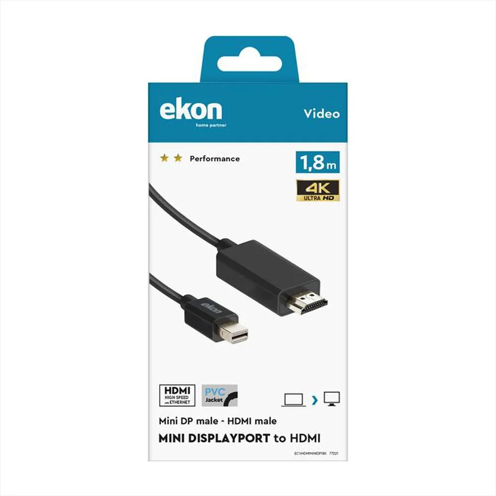SBS - ECVHDMIMINIDP18K-Nero
