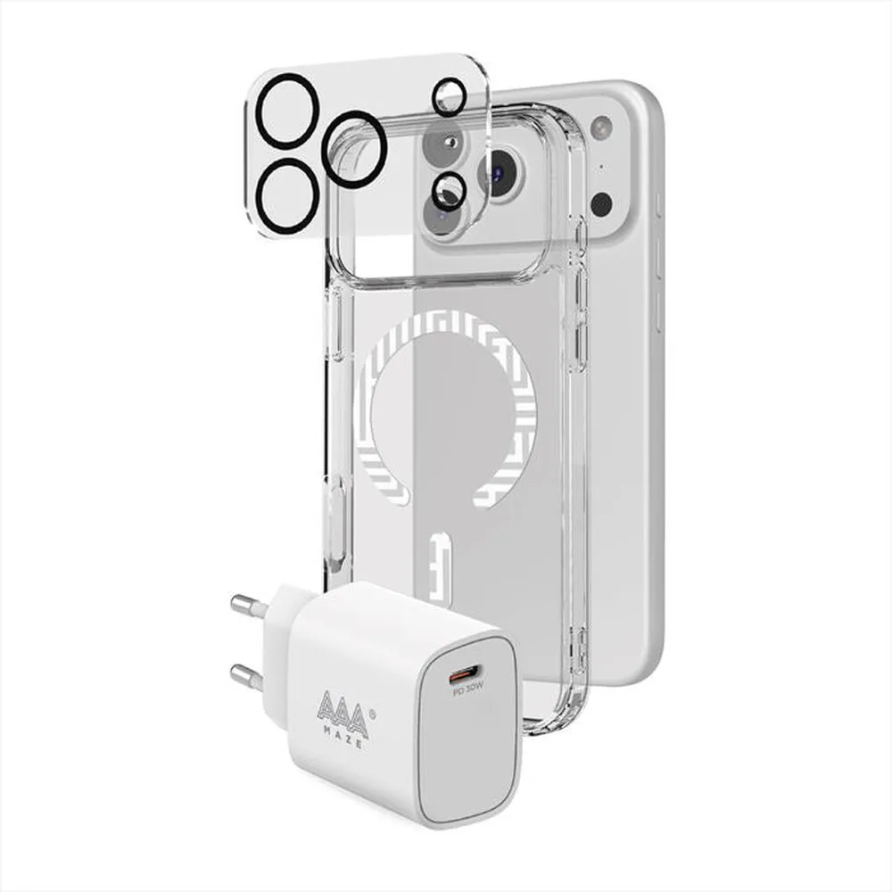 SBS - Kit iPhone 17 Pro Max AMKI178PW-Bianco