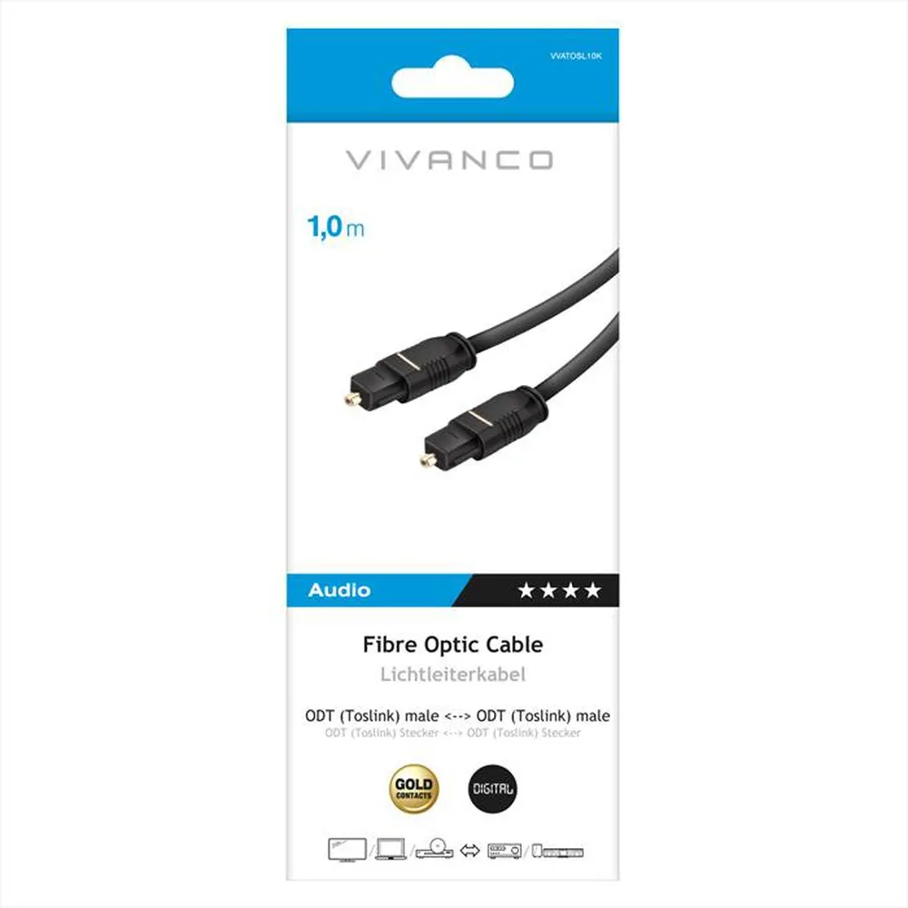 SBS - Optical connection 1,0m-Nero