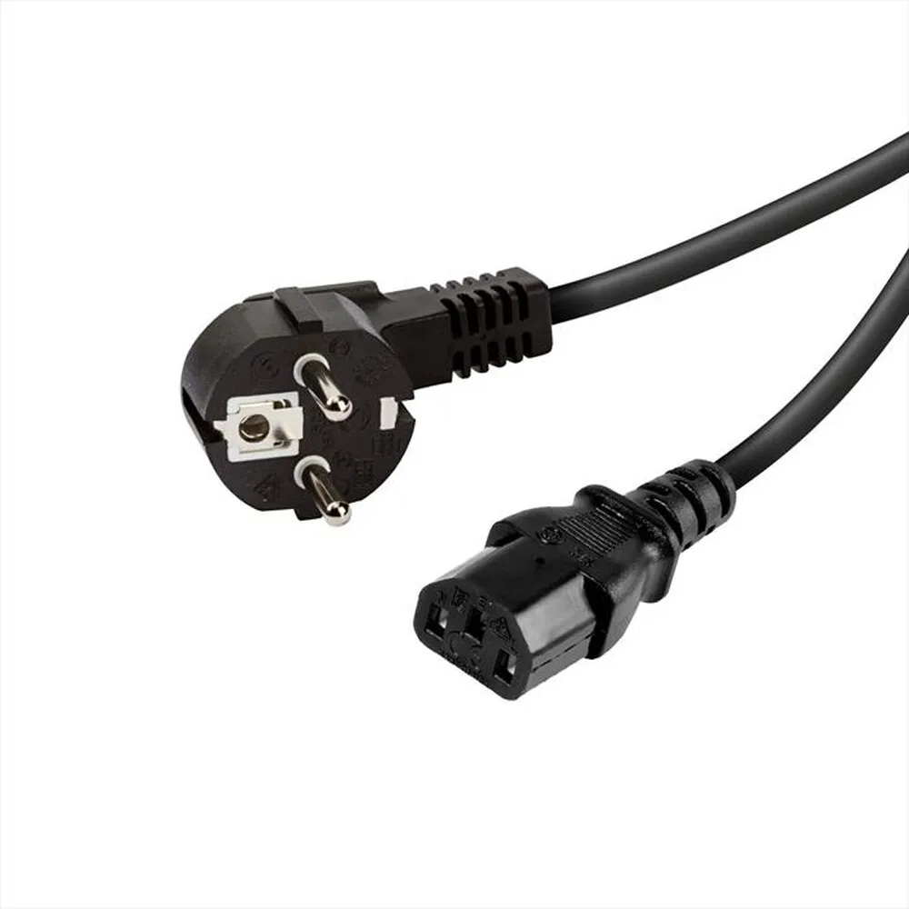 SBS - Power supply cableIEC 3pin socket,1,8m-Nero